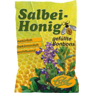 Tüte mit Salbei Honig Bonbons