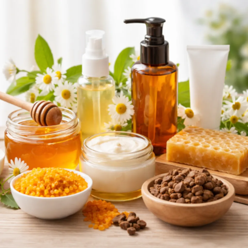 Naturkosmetik mit Bienenprodukten